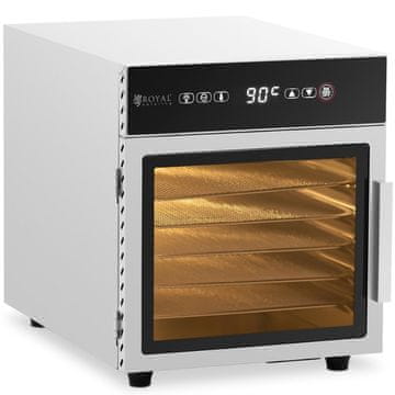 Royal Catering Sušilnik hrane za gobe, sadje, zelenjavo in zelišča, 6 rešetk, 30–90 °C, 500 W