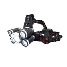 Bass Polska x LED naglavna svetilka, polnilna naglavna svetilka