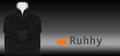 Ruhhy XXL pulover - odeja Črna ISO