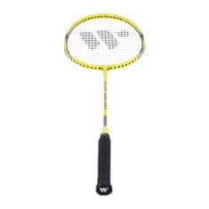 WISH 4466 Komplet loparjev za badminton rumeni 2 kosa + puščice 3 kosi + mreža + črte želja