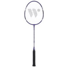 WISH 4466 Komplet loparjev za badminton vijolične barve 2 kosa + puščice 3 kosi + mreža + črte želja