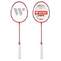 WISH 5566 Komplet loparjev za badminton 4 kosi + puščice 3 kosi + mreža + črte želja