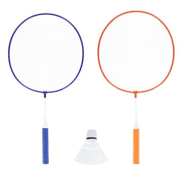 NILS NRZ052 Jeklo / Set za badminton 2 loparja + letvica Junior