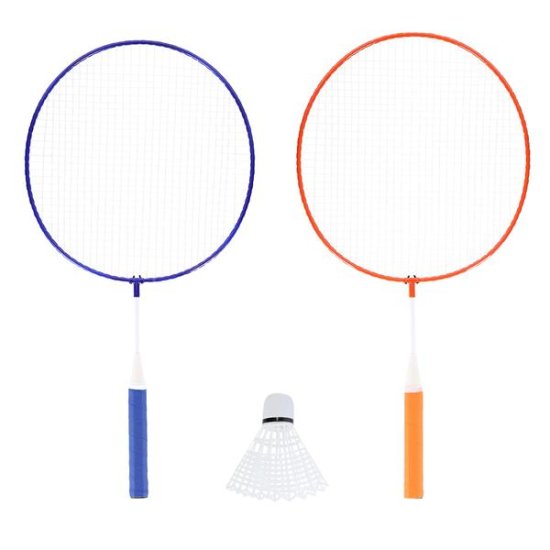NILS NRZ052 Jeklo / Set za badminton 2 loparja + letvica Junior
