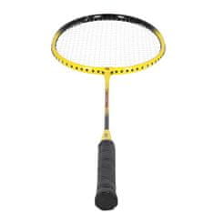 NILS NRZ262 Aluminium / Badminton Set 2 loparja + 3 puščice s perjem + mreža 600x60cm + prevleka