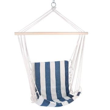 NILS CAMP NC3101 White/Blue Brazilian Chair