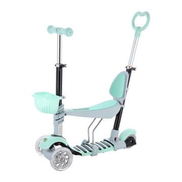 shumee HLB07 OTROŠKI SKUTER 4v1 GREY-MINT NILS FUN