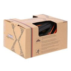 Nils Extreme MTW202 Black-Orange Velikost M (53-58cm) Čelada