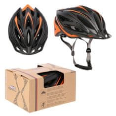 Nils Extreme MTW202 Black-Orange Velikost M (53-58cm) Čelada