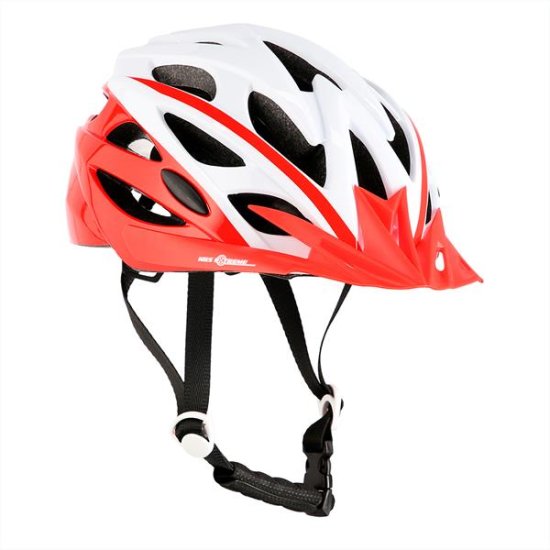 Nils Extreme Mtw210 White-Red Velikost S (50-58cm) Čelada