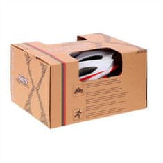 Nils Extreme MTW210 White-Red Velikost M (53-60cm) Čelada