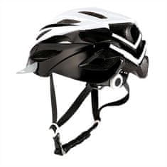 Nils Extreme MTW210 White-Black Velikost M (53-60cm) Čelada