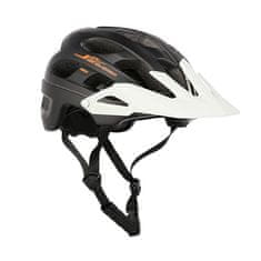 Nils Extreme MTW208 Black/White Velikost L (55-61cm) Čelada