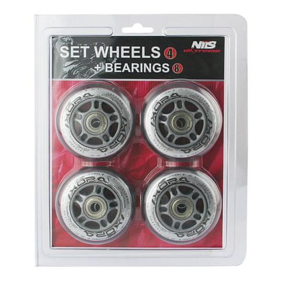 shumee PU 84x24 82A PROZOREN (4 kosi) + ABEC-7 KROM (8 kos) NILS EXTREME SET