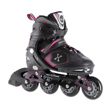 Nils Extreme NA9080 Black/Purple Velikost S (31-34) Drsalke