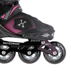 Nils Extreme NA9080 Black/Purple Velikost L (39-42) Drsalke