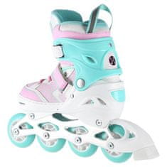 Nils Extreme NA14198 White-Turquoise Velikost L(39-42) inline drsalke