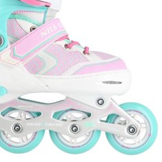 Nils Extreme NA14198 White-Turquoise Velikost M(35-38) inline drsalke