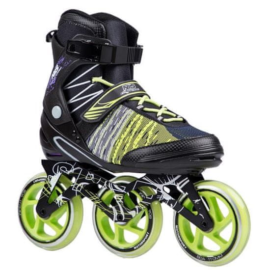 Nils Extreme NA1206 Black-Green Velikost 45 Drsalke