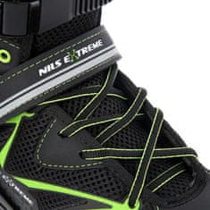 Nils Extreme NA9022 Black/Green Velikost 41 Drsalke