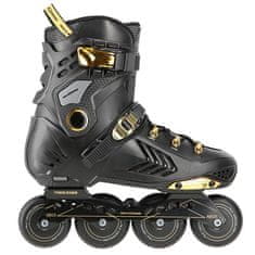 Nils Extreme NA20002 Black/Gold Velikost 38 Slalomske drsalke