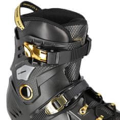 Nils Extreme NA20002 Black/Gold Velikost 44 Slalomske drsalke