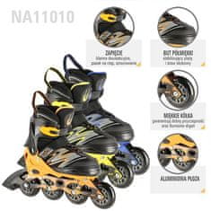 Nils Extreme NA11010 Black-Yellow Velikost S (31-34) Drsalke