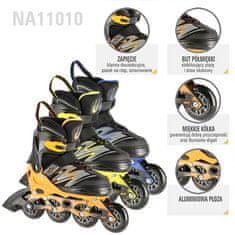 Nils Extreme NA11010 Black-Orange Velikost S (31-34) Drsalke