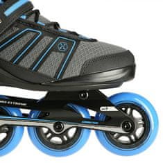 Nils Extreme NA14217 Black/Blue Velikost 38 Drsalke