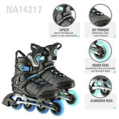Nils Extreme NA14217 Black-Mint Size 45 Skate