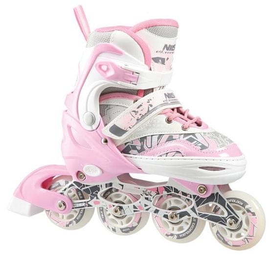 Nils Extreme NF10927 A 2v1 Pink Rozm.M(35-38) Drsalke z nadomestno ploščo