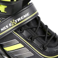 shumee NH18191 2v1 ČRNO-LIME VELIKOST M(34-38) REZILA ZA DRSANJE Z DIMENZIJAMI PL. HOKEJ NILS EXTREME