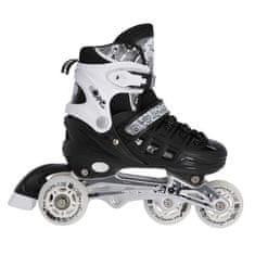Nils Extreme NH10905 4v1 Black Velikost S(31-34) Drsalke z nadomestno hokejsko drsalko