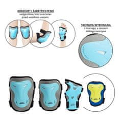 shumee H716 MORNARSKO MODRA-LIMETA VEL. S NILS EXTREME ZAŠČITNI SET