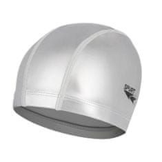 SPURT  Enobarvna kapa SR01 Silver Silicone/PU Cap