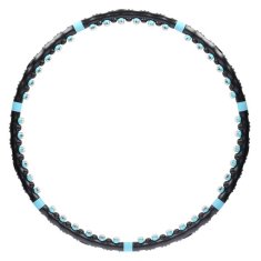 shumee HHP006 ČRNO-MODRA HULA HOP MASAŽA Z MAGNETI 98CM HMS