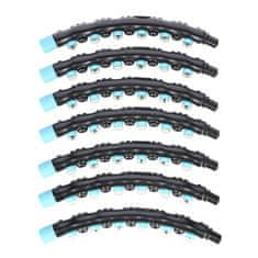 shumee HHP006 ČRNO-MODRA HULA HOP MASAŽA Z MAGNETI 98CM HMS