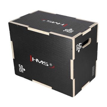HMS DSC03 Plyometric Box Black 500x400x300MM