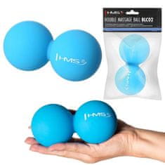 HMS BLC02 Blue Lacrosse Double Massage Ball