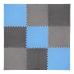 shumee MP10 PUZZLE MAT MULTIPAKET MODRO-SIVA 9 KOSOV 10MM ONE FITNESS