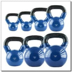 HMS KNV04 Blue Kettlebell Cast Iron Covered with Vinyl