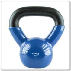 HMS KNV06 Blue Kettlebell Cast Iron Covered with Vinyl