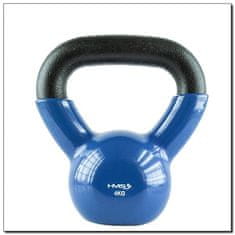 HMS KNV04 Blue Kettlebell Cast Iron Covered with Vinyl