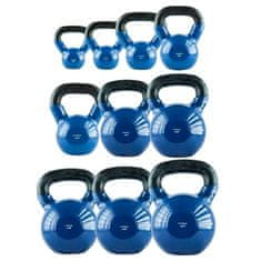 HMS KNV24 Blue Kettlebell Cast Iron Covered with Vinyl