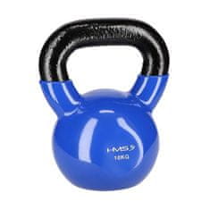 HMS KNV10 Blue Kettlebell Cast Iron Covered with Vinyl