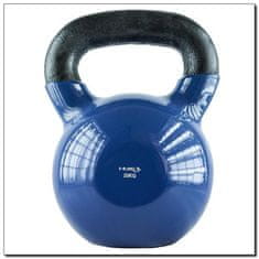 HMS KNV20 Blue Kettlebell Cast Iron Covered with Vinyl