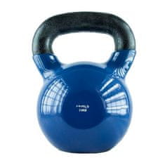 HMS KNV24 Blue Kettlebell Cast Iron Covered with Vinyl