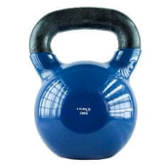 HMS KNV28 Blue Kettlebell Cast Iron Covered with Vinyl