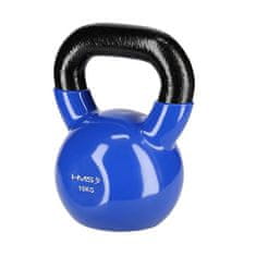 HMS KNV10 Blue Kettlebell Cast Iron Covered with Vinyl