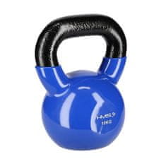 HMS KNV10 Blue Kettlebell Cast Iron Covered with Vinyl